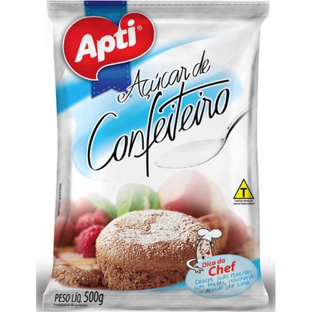 Açúcar de confeiteiro apti 500g