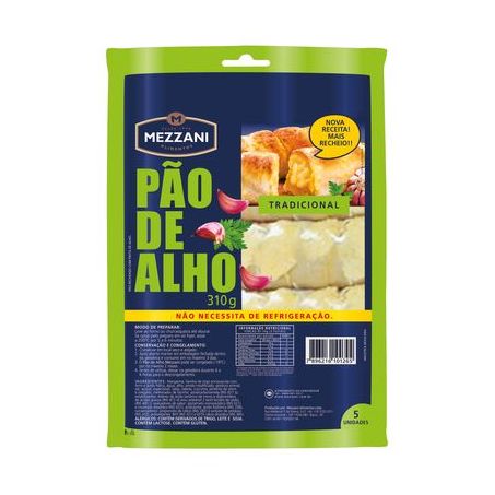 PAO DE ALHO MEZZANI 310G