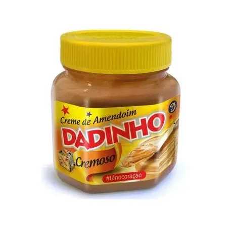 Creme De Amendoim Dadinho Cremoso Pote 180g 
 