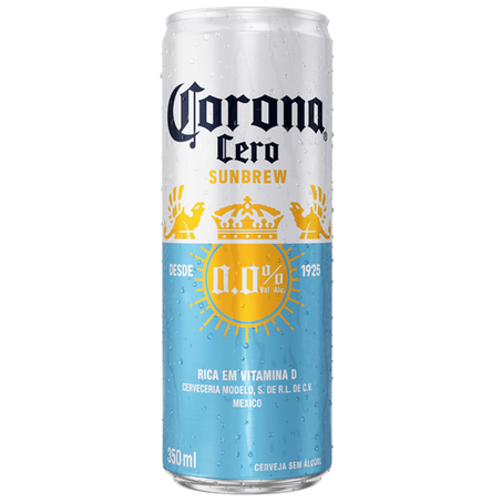 Cerveja lt corona zero sunbrew 350ml