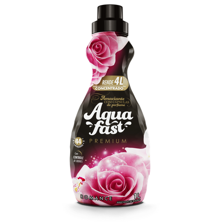 Amaciante concentrado aquafast romance 1l