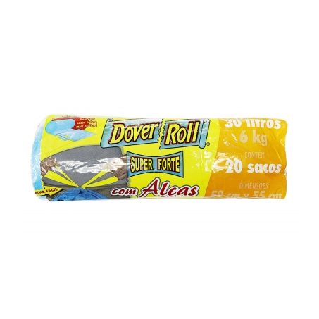 SACO P/LIXO DOVER C/ALCA 30L