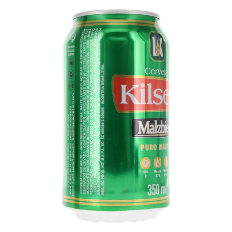 CERVEJA KILSEN MALZBIER PURO MALTE LATA 350ML 360-31