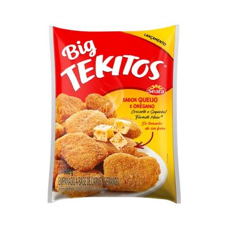 Big tekitos seara 900g. queijo e oregano