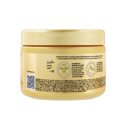 Máscara De Tratamento Pantene Nutre, Repõe, Revitaliza Pote 270ml 
  360-3