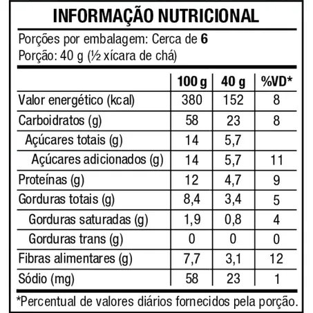 GRANOLA TRADICIONAL INTEGRAL 250 G - VITAO 360-1