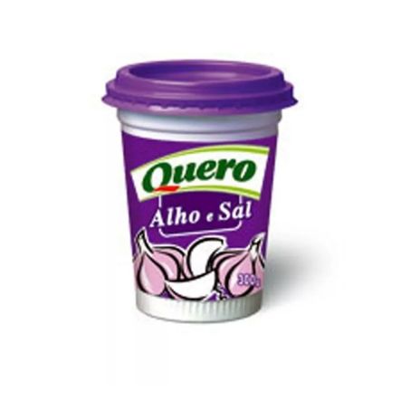 Tempero Quero Completo Pasta Alho e Sal Pote 300g 
 