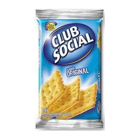 Biscoito club social 144g tradicional