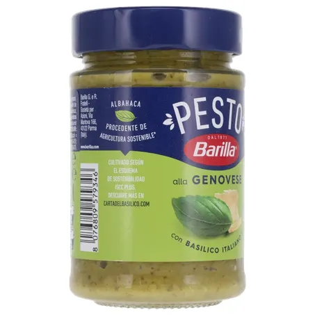 MOLHO PESTO BARILLA GENOVESE VIDRO 190G 360-32