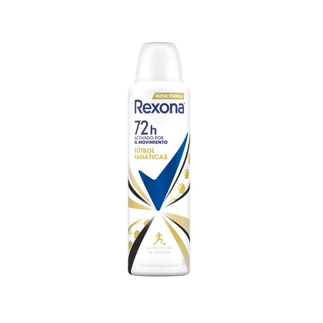 DESODORANTE AERO REXONA F 150ML FANATICAS