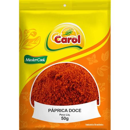 Páprica doce em pó carol sachê 50g