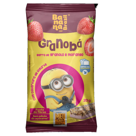 Barrinha Banana Brasil Granoba 20g Iogurte