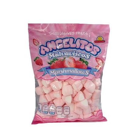 Marshmallows angelitos coração morango 500g