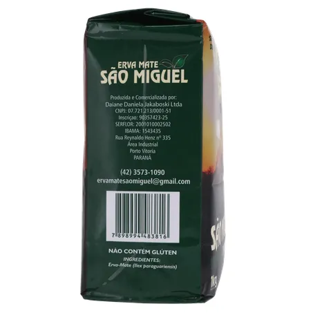Erva mate sao miguel nativa 1kg 360-10