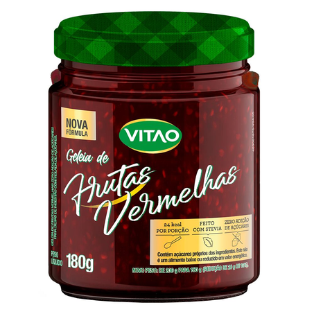 Geleia de Frutas Vermelhas Vitão 180G