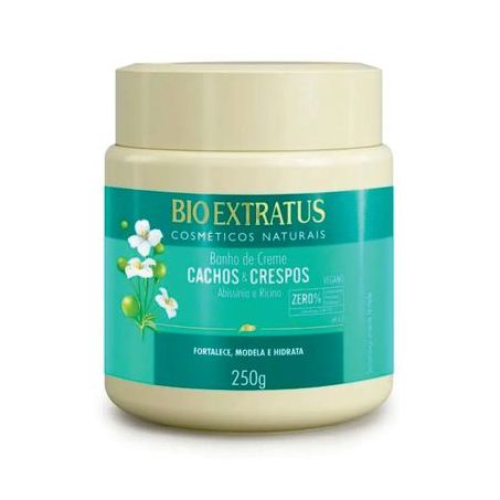 BANHO DE CREME BIO EXTRATUS CACHOS CRESPOS 250G