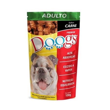 RACAO DOOGS 100GR SC CARNE
