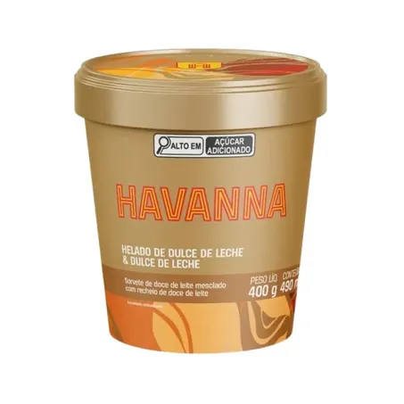 Gelato doce leite havanna 490ml