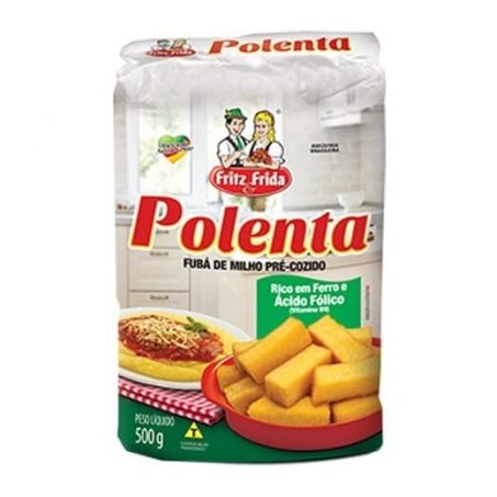 POLENTA INSTANTÂNEA FRITZ & FRIDA S/SAL 500G