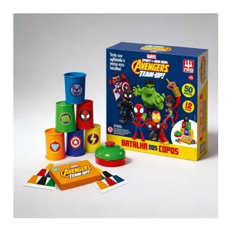 BATALHA DOS COPOS AVENGERS MAVEL NIG 4151         