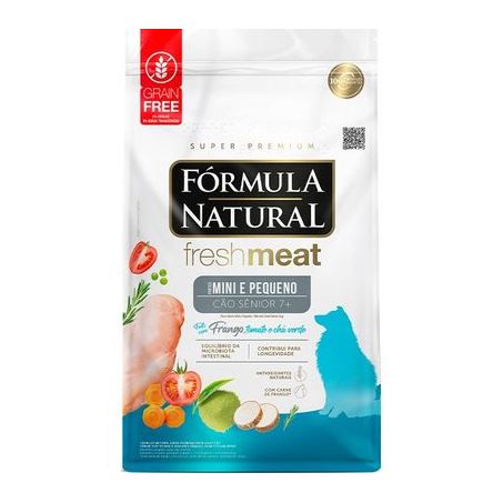 Ração Fórmula Natural Fresh Meat Cães Sênior Mini e Pequeno Frango 2,5 kg