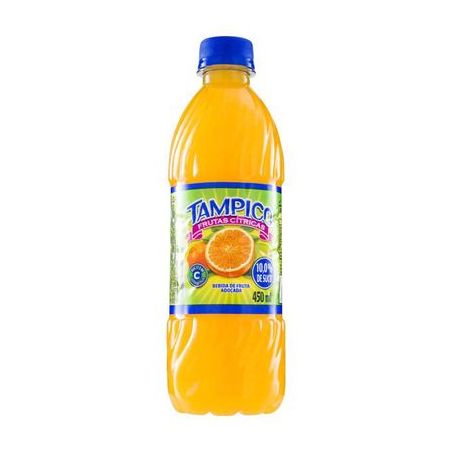 Refresco Saborizado com Frutas Adoçado Tampico Frutas Cítricas Garrafa 450ml