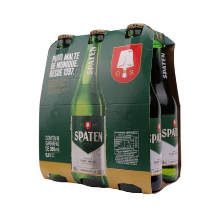 Cerveja Spaten Long Neck 355ml C/6 360-5