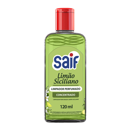 LIMPADOR PERFUMADO SAIF CONCENTRADO LIMÃO SICILIANO 120ML