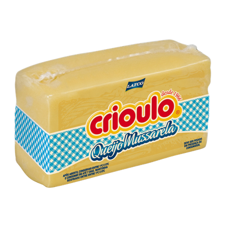 Queijo Crioulo mussarela fatiado 500g