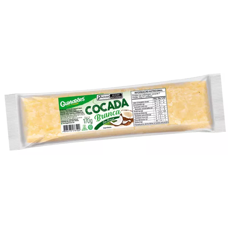 Cocada Guimarães Em Barra Branca Pacote 170G
