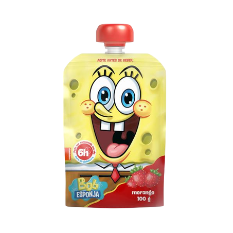 Iogurte Batavo Bob Esponja Morango Pouch 100