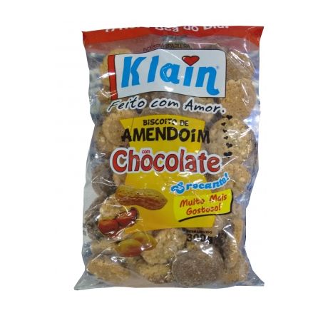 Biscoito kalin amendoim com chocolate 300g