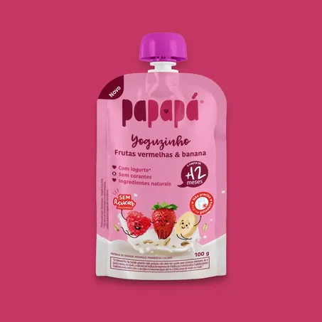 Yoguzinho Frutas Vermelhas Papapá 100g 360-1