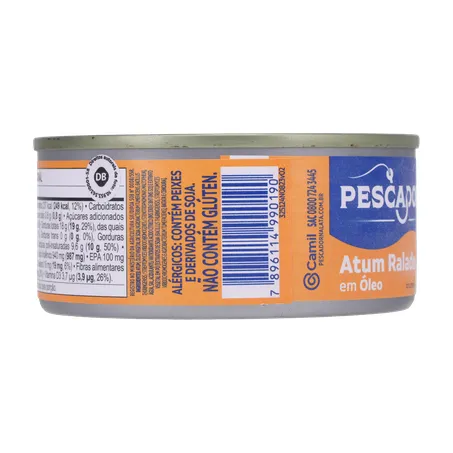 ATUM PESCADOR RALADO ÓLEO 140G 360-27