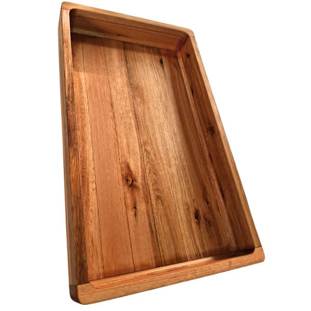 Gamela Retangular de Madeira Wzwoods 40x24Cm