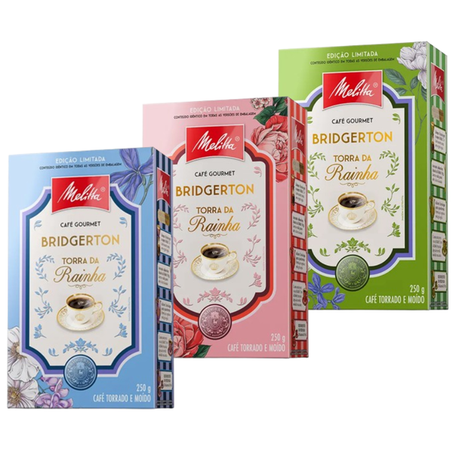 CAFÉ MELITTA GOURMET EDIÇÃO BRIDGERTON 250G