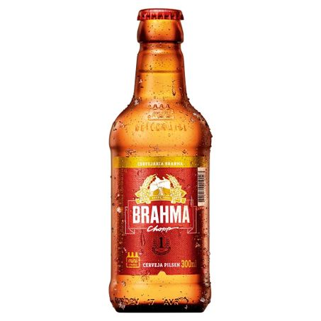 Cerveja brahma 300ml retornável