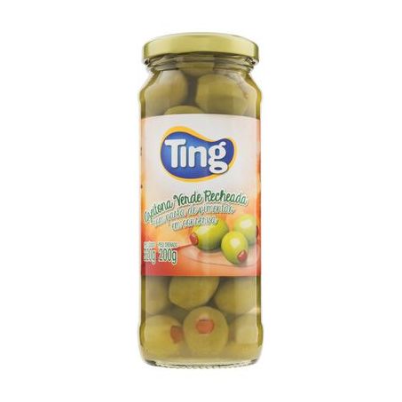 Azeitona verde ting recheada vd 200g