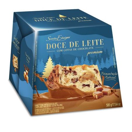 Panetone sta edwiges 500gr doce leite