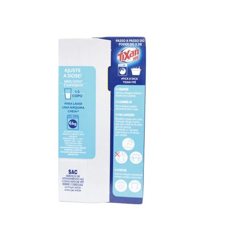 LAVA ROUPAS TIXAN YPE PRIMAVERA GRÁTIS 80G 1,6KG  360-16