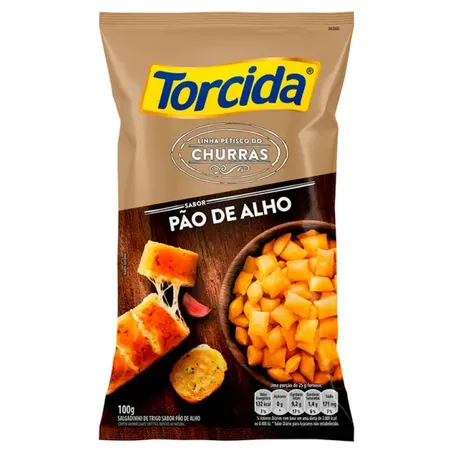 Salgadinhos Torcida Pão de Alho 100g