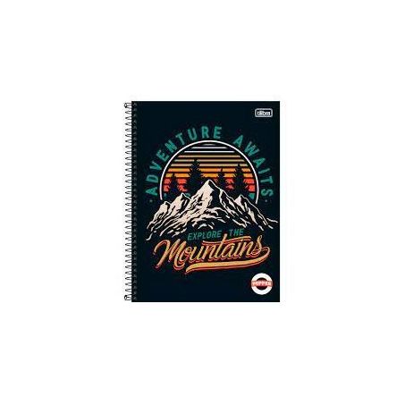 CADERNO TILIBRA PEPPER 10MT 160F MASC