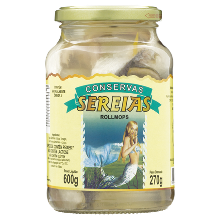 Rollmops conserva sereias 270g