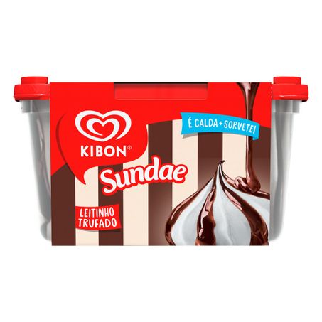 SORVETE SUNDAE LEITINHO TRUFADO KIBON