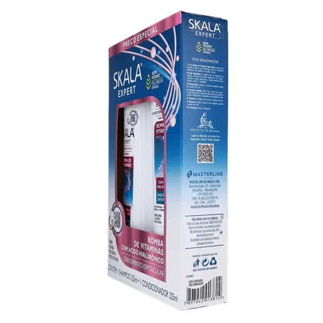 Kit Shampoo + Condicionador 325ml Cada Skala Bomba de Vitaminas Caixa com 2un - 650ml 360-6