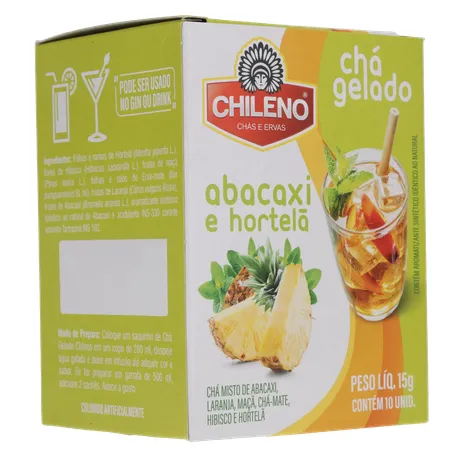 Cha chileno gelado abac/hort 15g 360-32