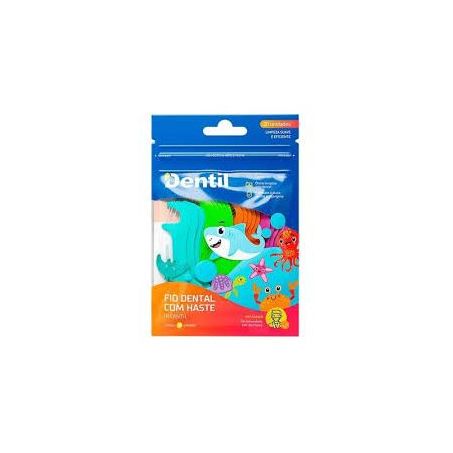 Fio dental com haste dentil kids c/20