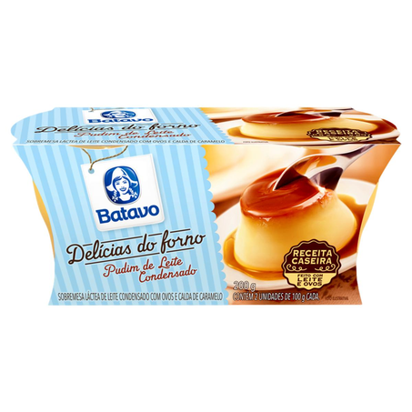 Sobremesa Batavo 200g - Pudim de Leite Condensado