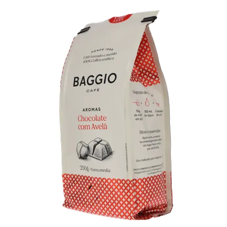 Café Chocolate com Avelã Baggio 250G 360-4
