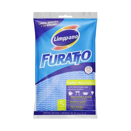 Pano limppano furatto c/5 un azul